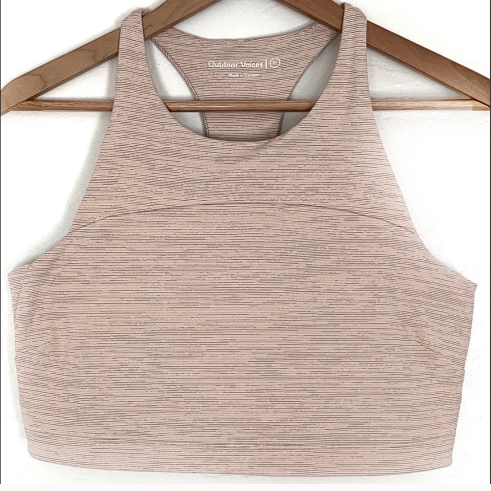 Outdoor Voices techsweat crop top / sports bra
